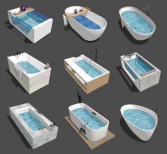 Bathroom Modern Bathtub 3d model