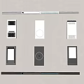 Diverse Control Panel Designs For Smart Home Interfaces And Devices 3d model