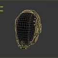 Sci-Fi Helmet Alien Helmet High Tech Helmet Game Helmet 3d model