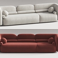 Folia Modern Multiplayer Sofa Casual Sofa 3d model