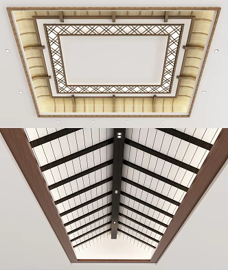 New Chinese Ceiling 3d model