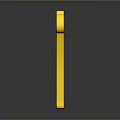 Golden Decorative Letter N Shiny Home Decor Household Daily Use Item With Reflection