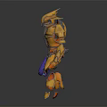 Modern Robot Sci-Fi Armor Sci-Fi Warrior Alien Warrior 3d model