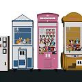 Colorful Amusement Equipment With Toy Dispensers Snack Vending Machines And Fun Designs