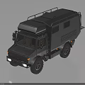 Rugged Black Off Road Vehicle With Roof Rack And Adventure Ready Design Features