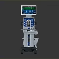 Mobile Medical Monitoring Equipment With Large Display Screen And Control Panel