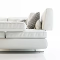 Modern Multiplayer Sofa Casual Sofa 3d model