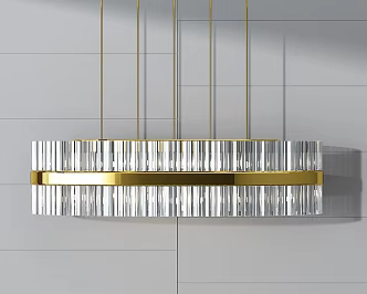 Crystal chandelier 3d model