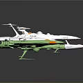 Modern fighter sci-fighter sci-fighter space fighter 3d model