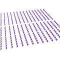 Purple Solar Panel Array Arranged in Neat Rows for Renewable Energy Use