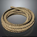 Coiled Natural Hemp Rope With Strong Durable Material For Household Decorative Use