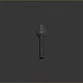 Modern Metallic Revolver Weapon 3D Rendered With Detailed Components And Studio Lighting Background