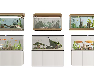 Modern Fish Tank Fish Tank Aquarium Tank 3d model