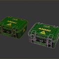 Boxes, Bags, Leather Boxes, Leather Boxes and Containers Realistic 3d model