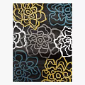 Square Rugs With Multiple Colors And Ornate Patterns For Modern Home Decor
