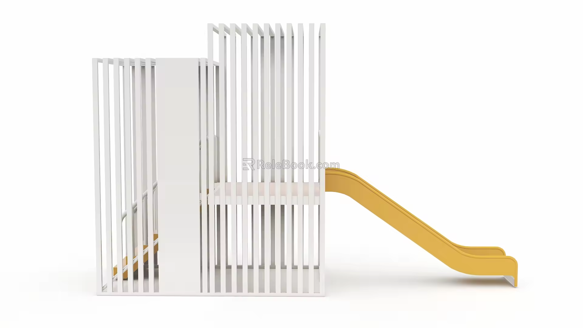 Platform slide amusement equipment 3d model