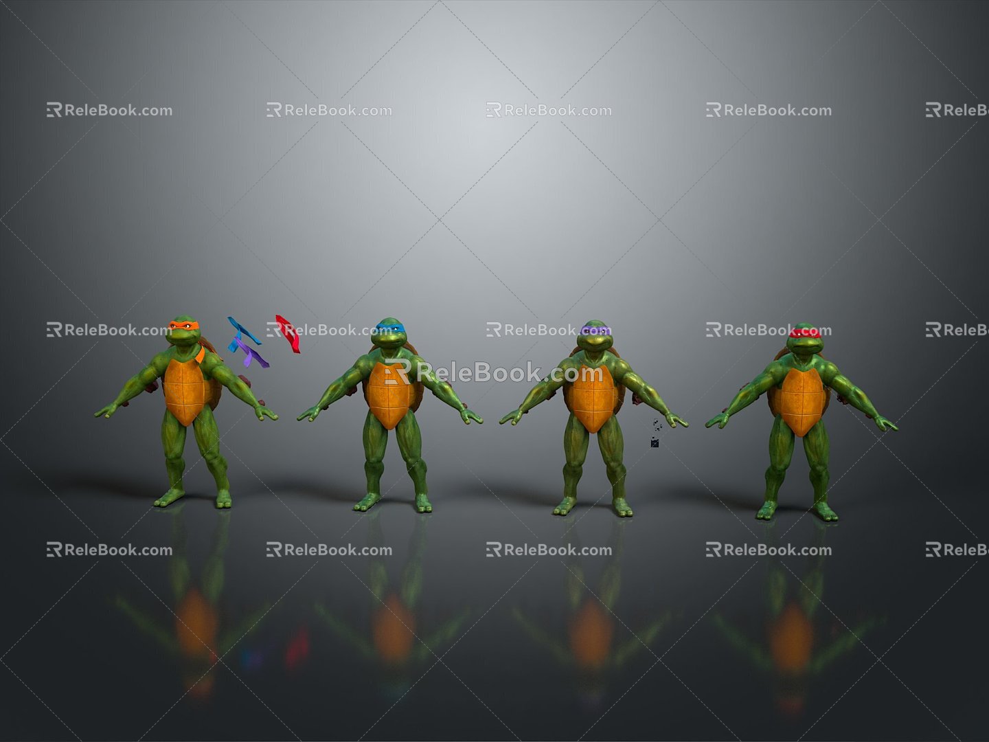 Ninja Turtles Teenage Mutant Ninja Turtles Cartoon Character Cartoon Ninja Turtles Animation Ninja Turtles 3d model