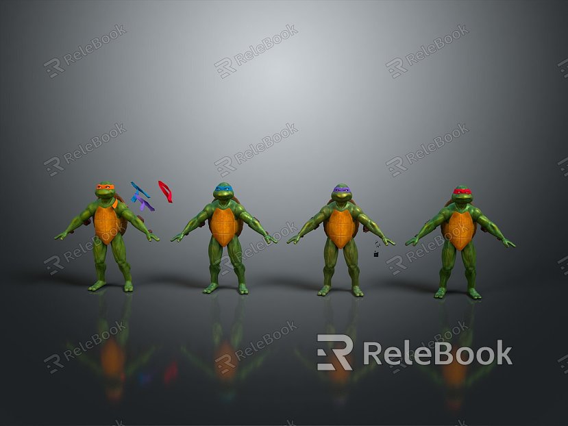 Ninja Turtles Teenage Mutant Ninja Turtles Cartoon Character Cartoon Ninja Turtles Animation Ninja Turtles model