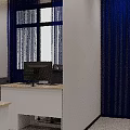 Electronic Evidence Forensic Examination Laboratory Interior With Office Desks Chairs And Reception Counter