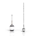 Laboratory Equipment Two Pieces With Different Lengths Long Slender Rods And Base Containers