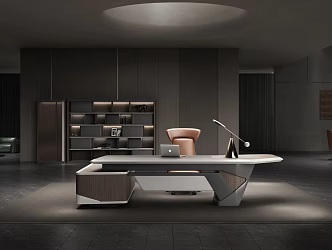 Modern Office Daban Desk 3d model