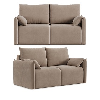 Double sofa 3d model