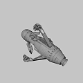ASTROTEK Brand Industrial Equipment With Metallic Structure And Orange Gray Mechanical Components