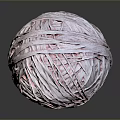 Soft Pink And White Yarn Ball For Daily Household Knitting Use