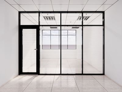 Modern venetian blinds shutter partition model