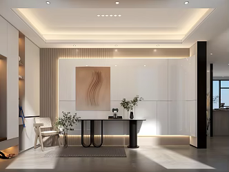 Modern Entrance 3d model