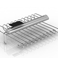 Modern trouser rack 3d model