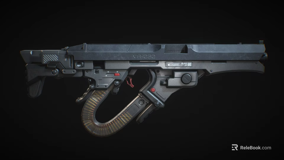 X1985 Core 4.7 Advanced Weapon Featuring Tactical Mechanical Design And Grip 3d model 