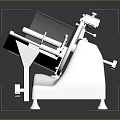 Animal Meat Slicing Machine With Stainless Steel Blade And Safety Cover