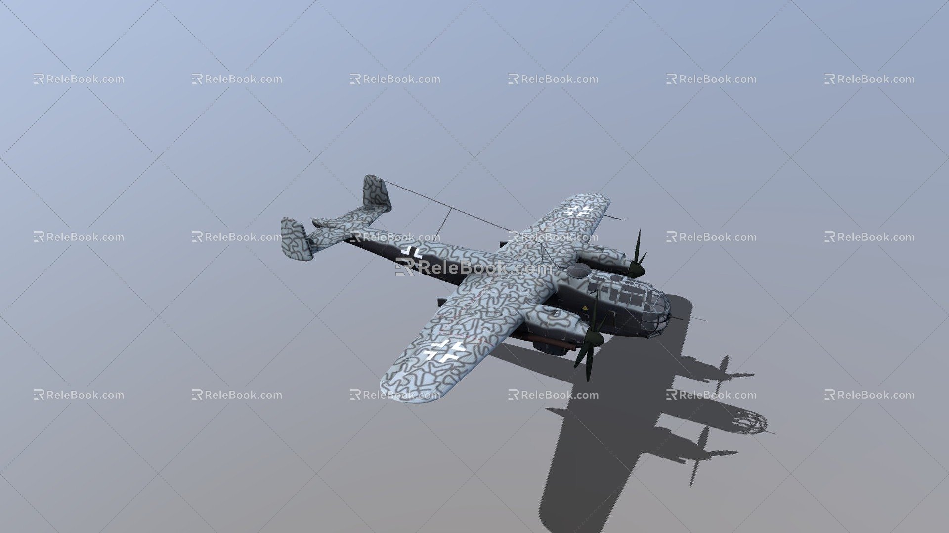 Modern Fighter Aircraft Fighter Bomber 3d model