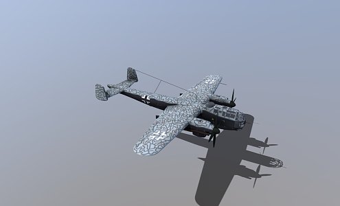 Modern Fighter Aircraft Fighter Bomber 3d model