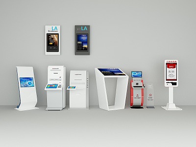 Bank intelligent service all-in-one machine model