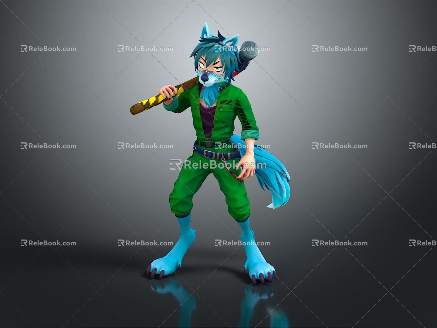 Werewolf Werewolf Warrior Werewolf Soldier Cartoon Werewolf Animation Werewolf Cartoon Characters 3d model