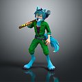 Werewolf Werewolf Warrior Werewolf Soldier Cartoon Werewolf Animation Werewolf Cartoon Characters 3d model