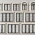Various Home Window Designs With Arched Rectangular And Grid Pattern Frames