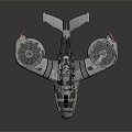 Industrial LOFT fighter sci-fi fighter next generation fighter sci-fi fighter 3d model