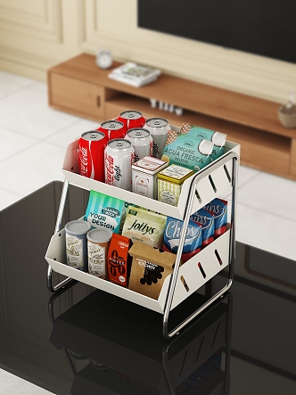 Snack Storage Rack 3d model