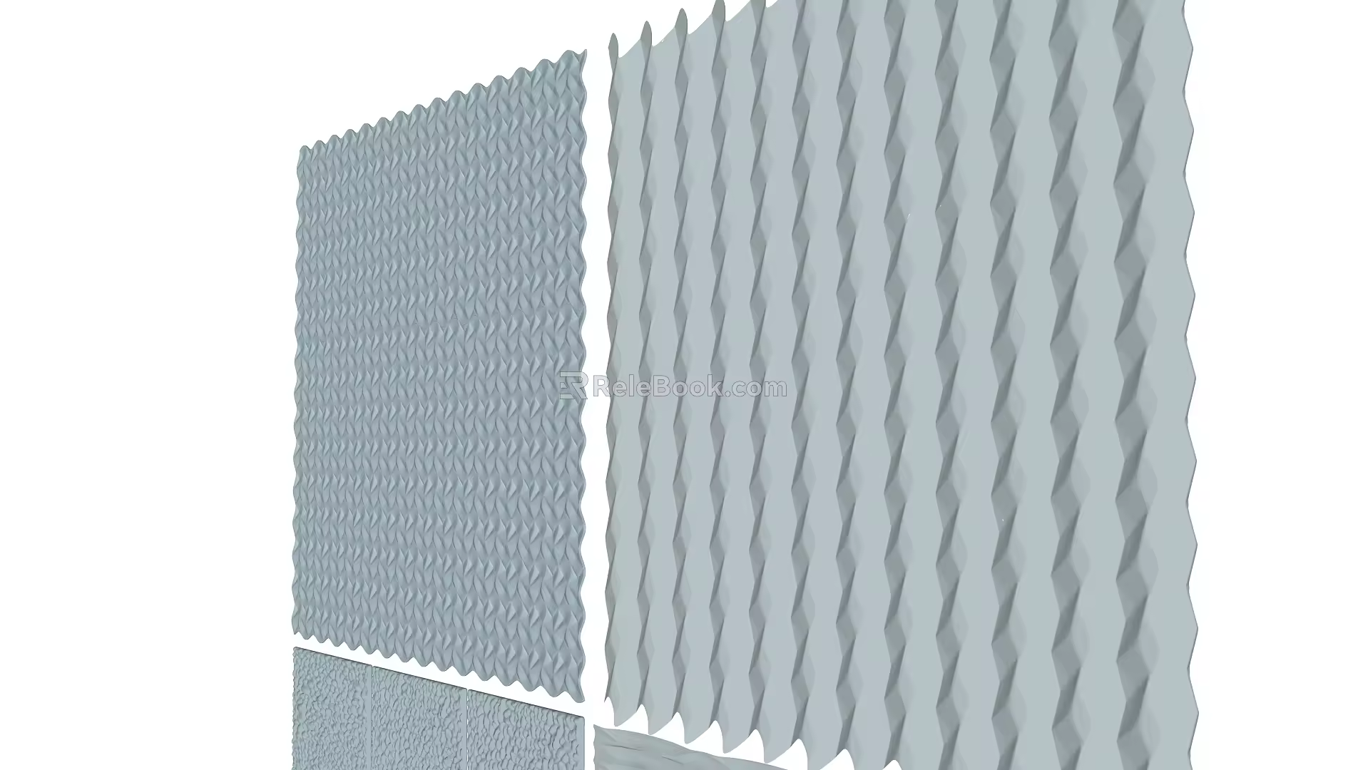 Wall Trim Panel SU Model 3d model