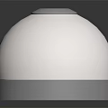 Modern Digital Clock With White Dome Green Display And Blue Top Light