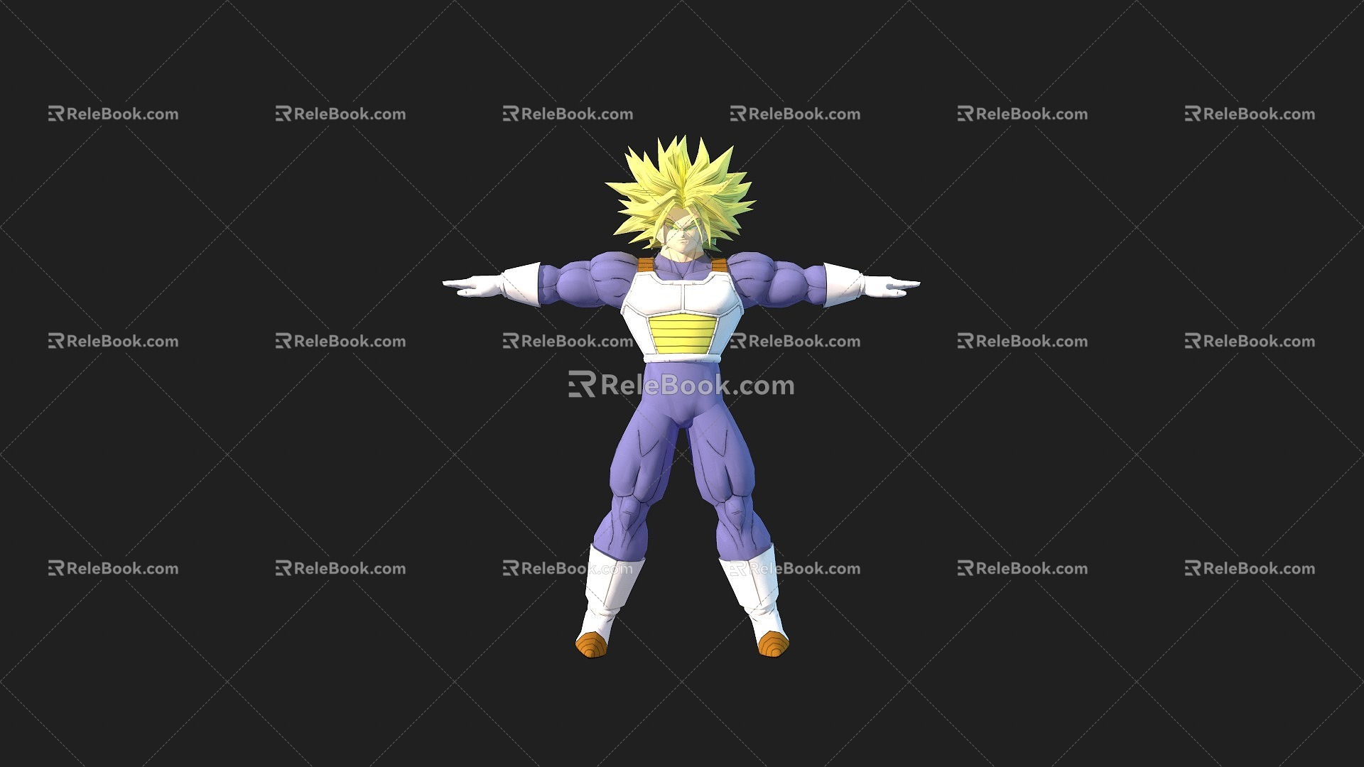 Anime Characters Dragon Ball Saiya Game Characters 3d model