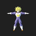 Anime Characters Dragon Ball Saiya Game Characters 3d model