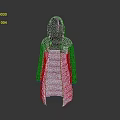 Long Hooded Puffer Jacket with Teal and Black Design Front Logo Detail