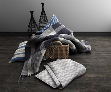Nordic Storage Basket Soft 3d model