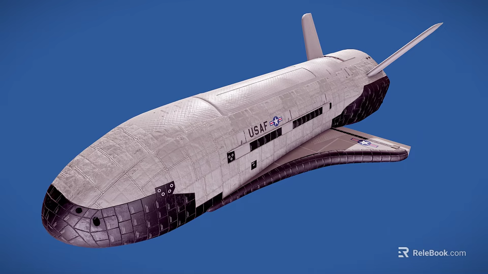 USAF Space Shuttle Model For Space Exploration And Aerospace Research 3d model 