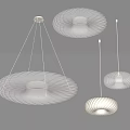 Cream wind lamp combination bedside chandelier restaurant chandelier ceiling lamp net red lamps 2023 new lamp 3d model