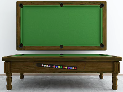 Modern billiard table 3d model Modern billiard table 3d model